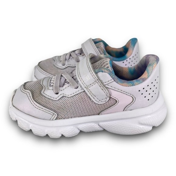 Under Armour Assert 9 Sky Sneakers 3025869-500 Slip On Light Purple Toddler 5 - Picture 4 of 9